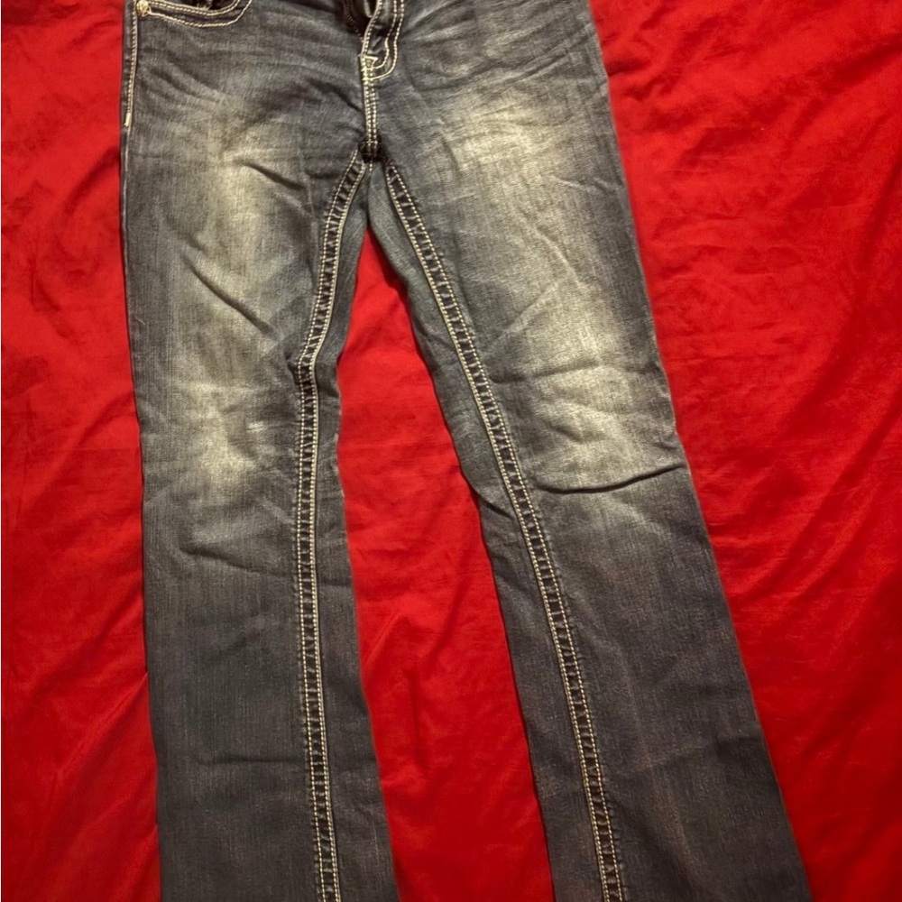 Miss Me Dark Blue Boot Cut Jeans